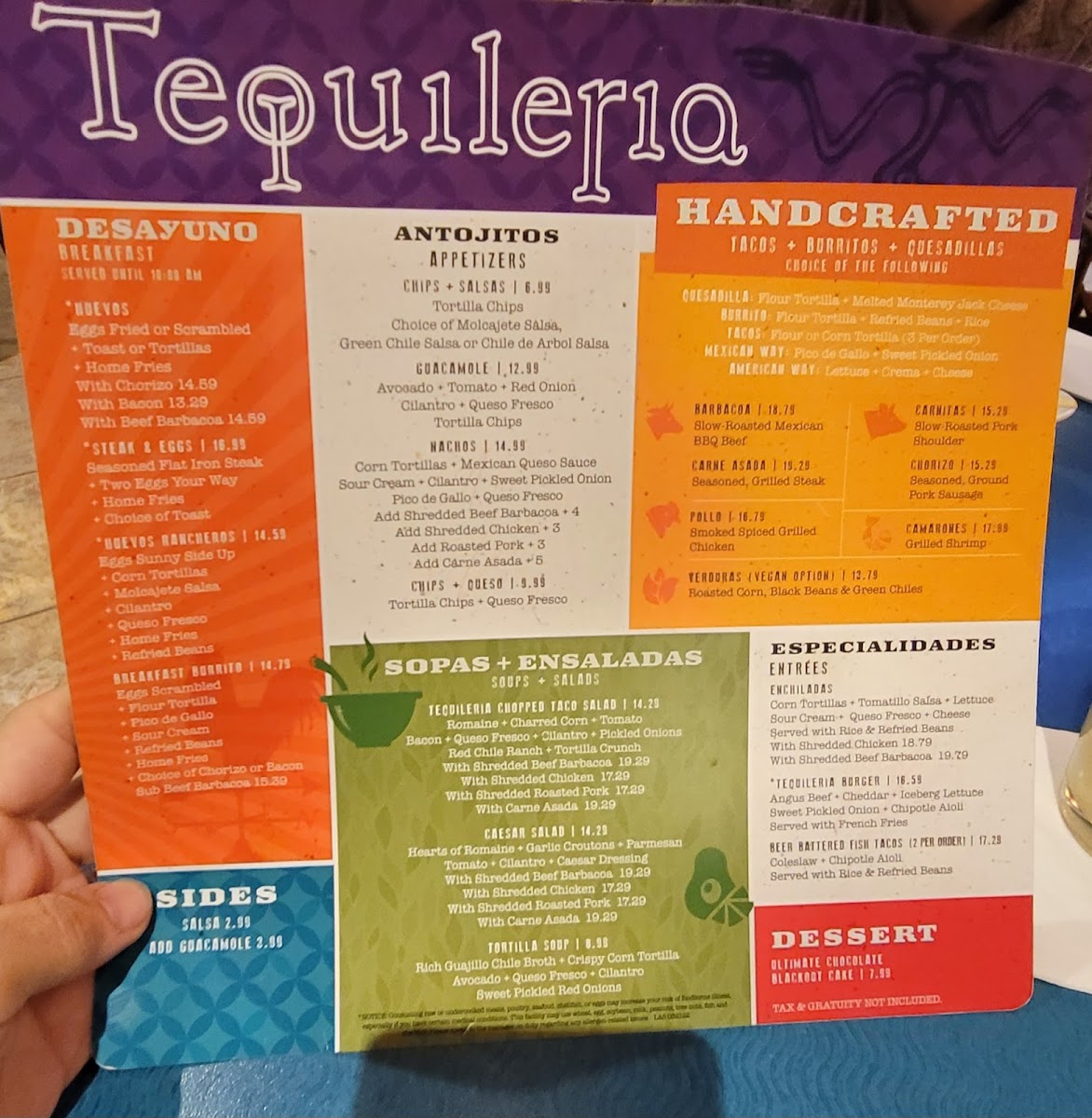 Tequileria Grille Menu - Image 3